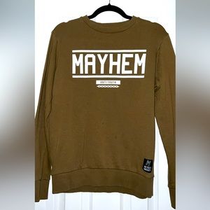 Method and Mayhem Olive Green Crewneck Sweatshirt